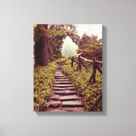 Väg som tänder canvastryck