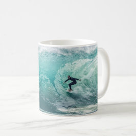 Våg, Surfer, vackert liggande Kaffemugg