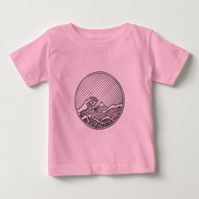 Våg T-shirt (Framsida)