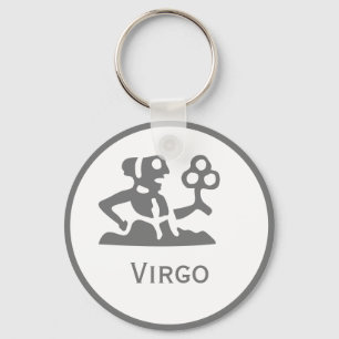 Våg-tecken för Zodiac Design Nyckelring
