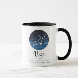 Våg-tecken, konstellation, zodiakkaffe mugg