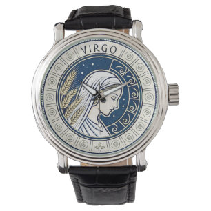 Våg tecken på zodiak armbandsur