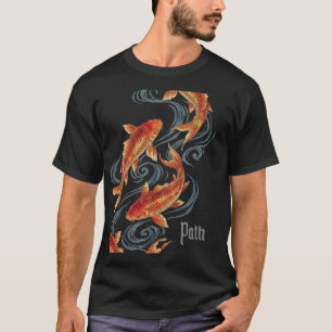 Väg – Tidlös Koi-symbol för tillväxt, riktning T Shirt