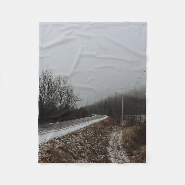 Väg till avgrunden fleecefilt (Framsidan)