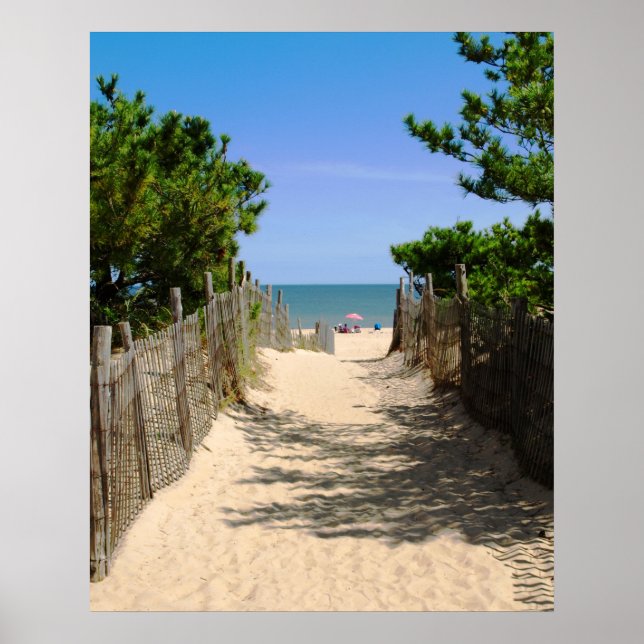 Väg till Beach Poster (Framsidan)
