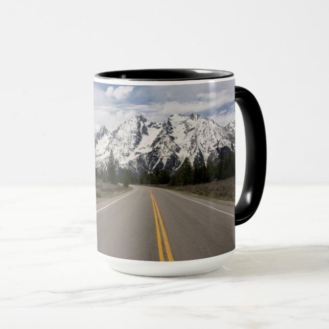 Väg till bergsområdet Teton Mugg (Framsida höger)