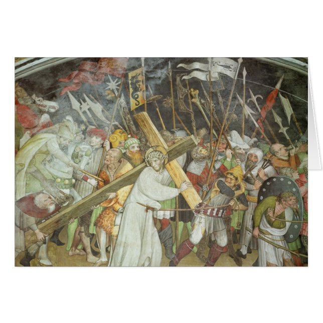 Väg till calvaryen hälsningskort (Framsidan Horizontal)