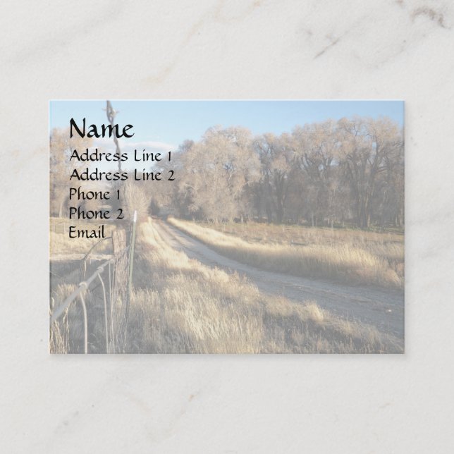 Väg till det mellersta kungariket visitkort (Framsida)