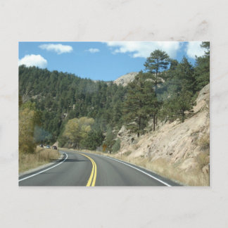 Väg till Estes Park, CO Vykort