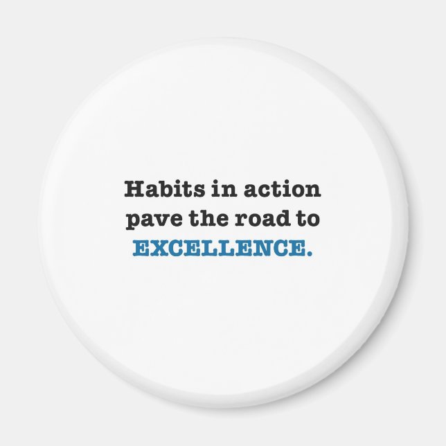 Väg till excellens magnet (Framsidan)