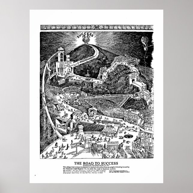 VÄG TILL FRAMGÅNGSUTSKRIFT POSTER (Framsidan)