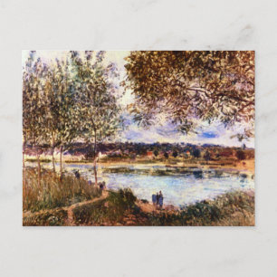Väg till Gamla färjan, 1880 av Alfred Sisley Vykort