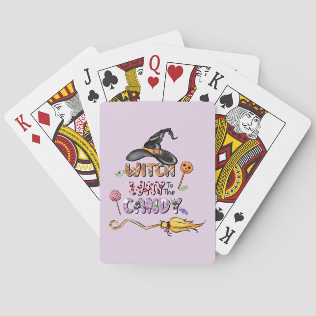 Väg till godiset casinokort (Baksidan)