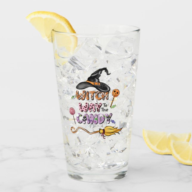 Väg till godiset glaskopp (Framsida Ice)