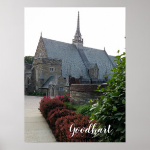 Väg till Goodhart Hall vid Bryn Mawr College Poster