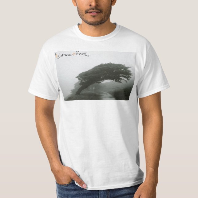 Väg till halv liter. Reyes fyr T Shirt (Framsida)