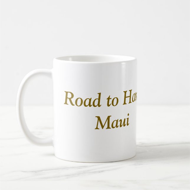 Väg till Hana Maui Waterfall Coffee Mugg (Vänster)