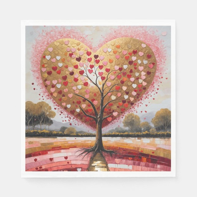 Väg till hjärtat pappersservett (Framsidan)