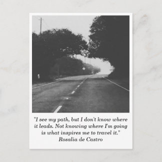 Väg till ingenstans vykort