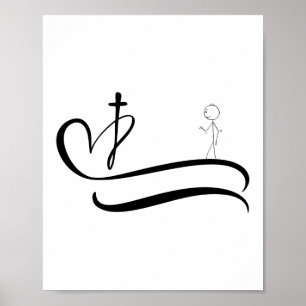 Väg till Kor - Ljusdesign Poster