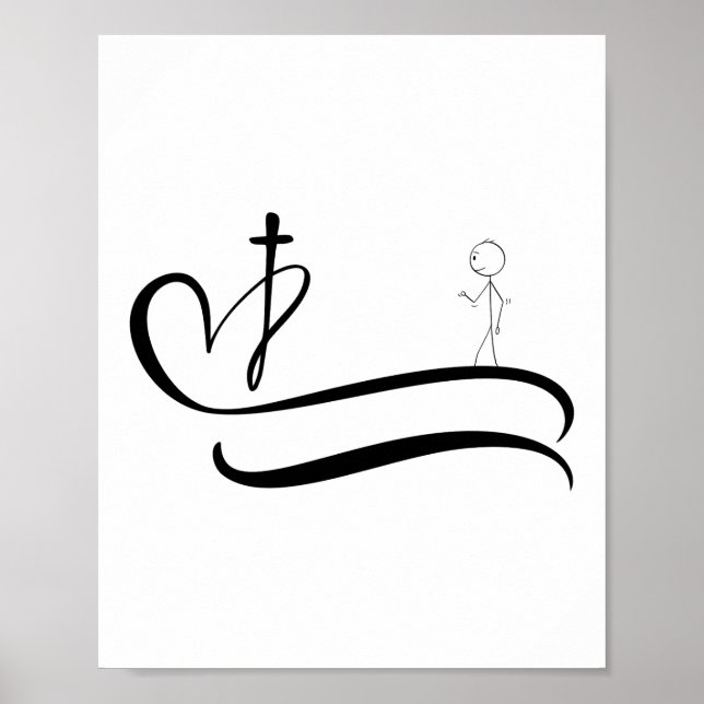 Väg till Kor - Ljusdesign Poster (Framsidan)