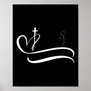 Väg till Kor - Mörk Design Poster