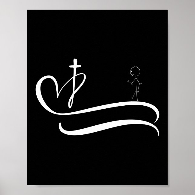 Väg till Kor - Mörk Design Poster (Framsidan)