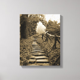 Väg till ljus canvastryck