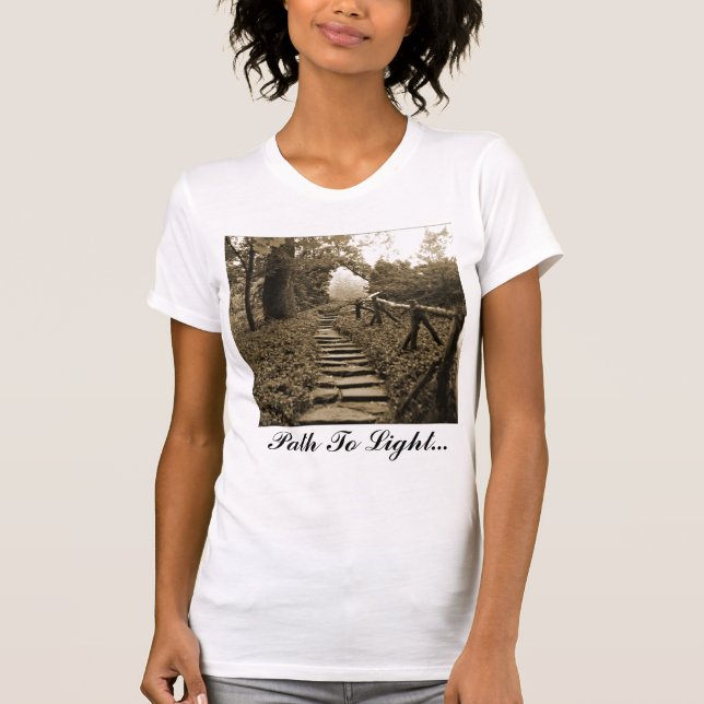 Väg till ljus t-shirt (Framsida)