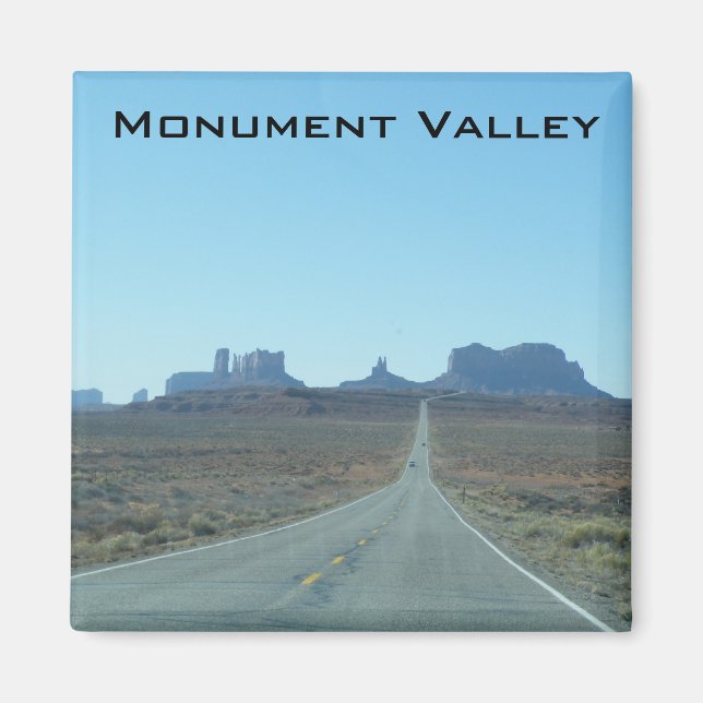 Väg till Monument Valley Magnet (Framsidan)