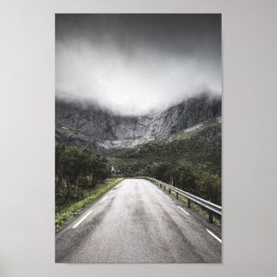 Väg till Nusfjord Poster