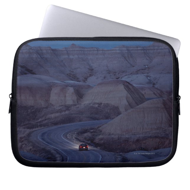 Väg till och med bergskedja laptop fodral (Framsidan)