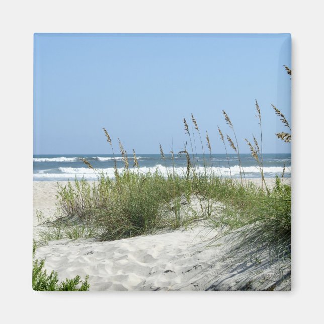Väg till Sea-Ocracoke Island Magnet (Framsidan)