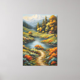 Väg till Serenity: Bergsreat Canvastryck