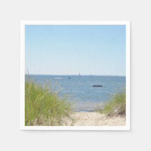 Väg till stranden pappersservett