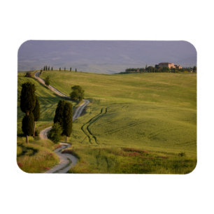 Väg till Terrapille i den Tuscany magneten Magnet