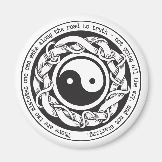 Väg till Truth Yin Yang Magnet (Framsidan)