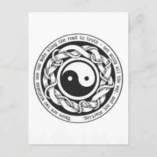 Väg till Truth Yin Yang Vykort