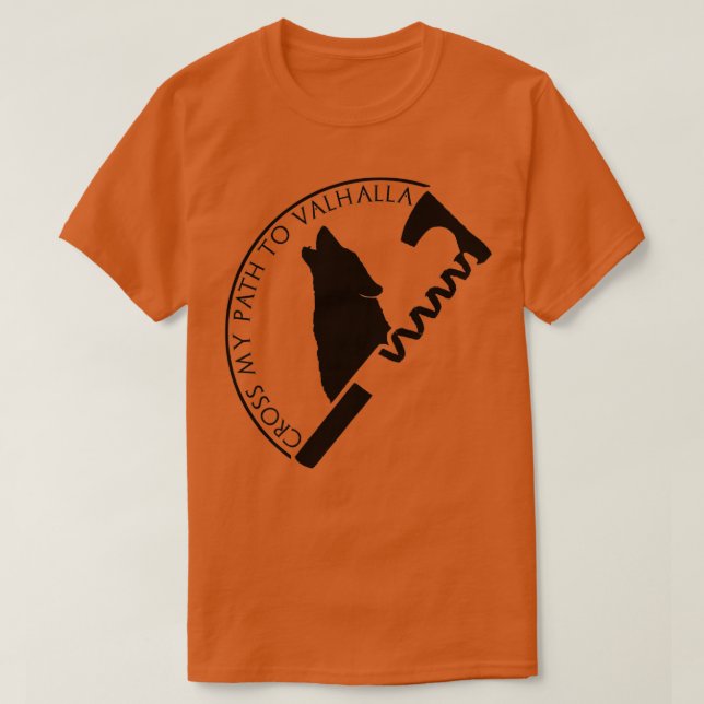 Väg till Valhalla Classic TShirt T Shirt (Design framsida)