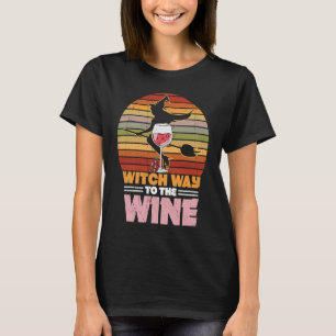 Väg till Vin Älskare Halloween 2021 Hallowi T Shirt