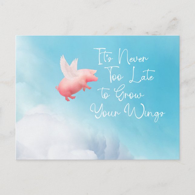 Väg upp Gris i Vingar Vykort (Framsida)