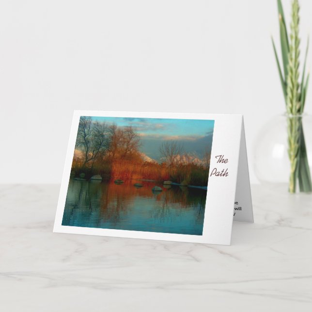 Väg-Uppmuntran Kort (Framsida)