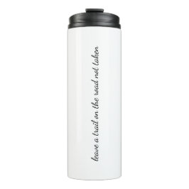 Väg utan termisk skakapparat