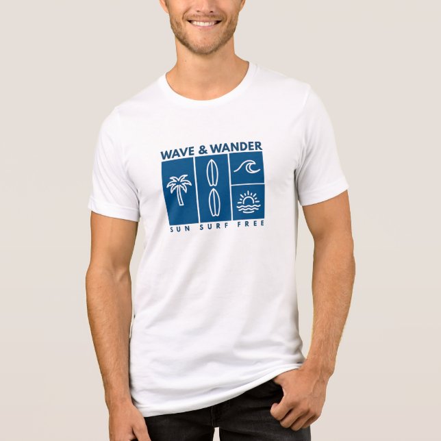 VÅG & VANDRA Kustsurf T-shirt (Framsida)