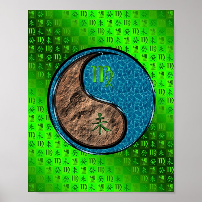 Våg & Vatten Goat Poster (Framsidan)