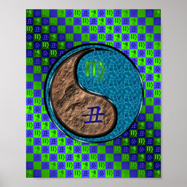 Våg & Vatten Ox Poster (Framsidan)