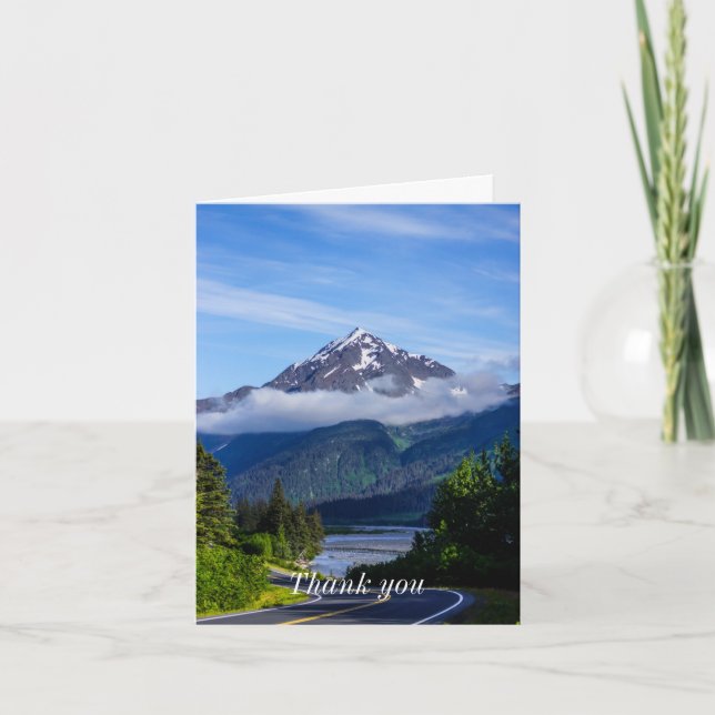 Väg Via Alaska Kort (Framsida)