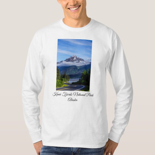 Väg Via Alaska T Shirt (Framsida)