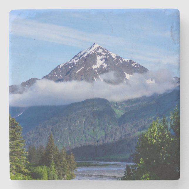 Väg Via Alaska Underlägg Sten (Framsidan)