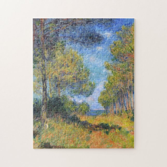 Väg vid Varengeville Monet Fine Art Pussel (Vertikal)